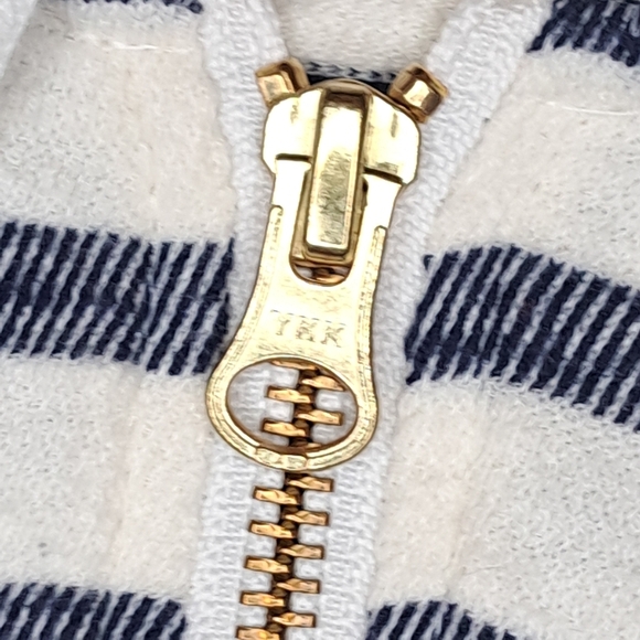 Old Navy Navy and White Striped Hoodie Zip Sweatshirt Size XXL $13 - Picture 5 of 9